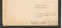 k.k. naturhistorisches Hofmuseum, Intendanzakten 1885-1896 (Hauer), Aktenzahl Z.288.a/1887, Seite 1